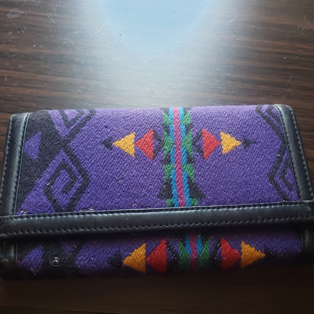 Pendleton purple wool wallet